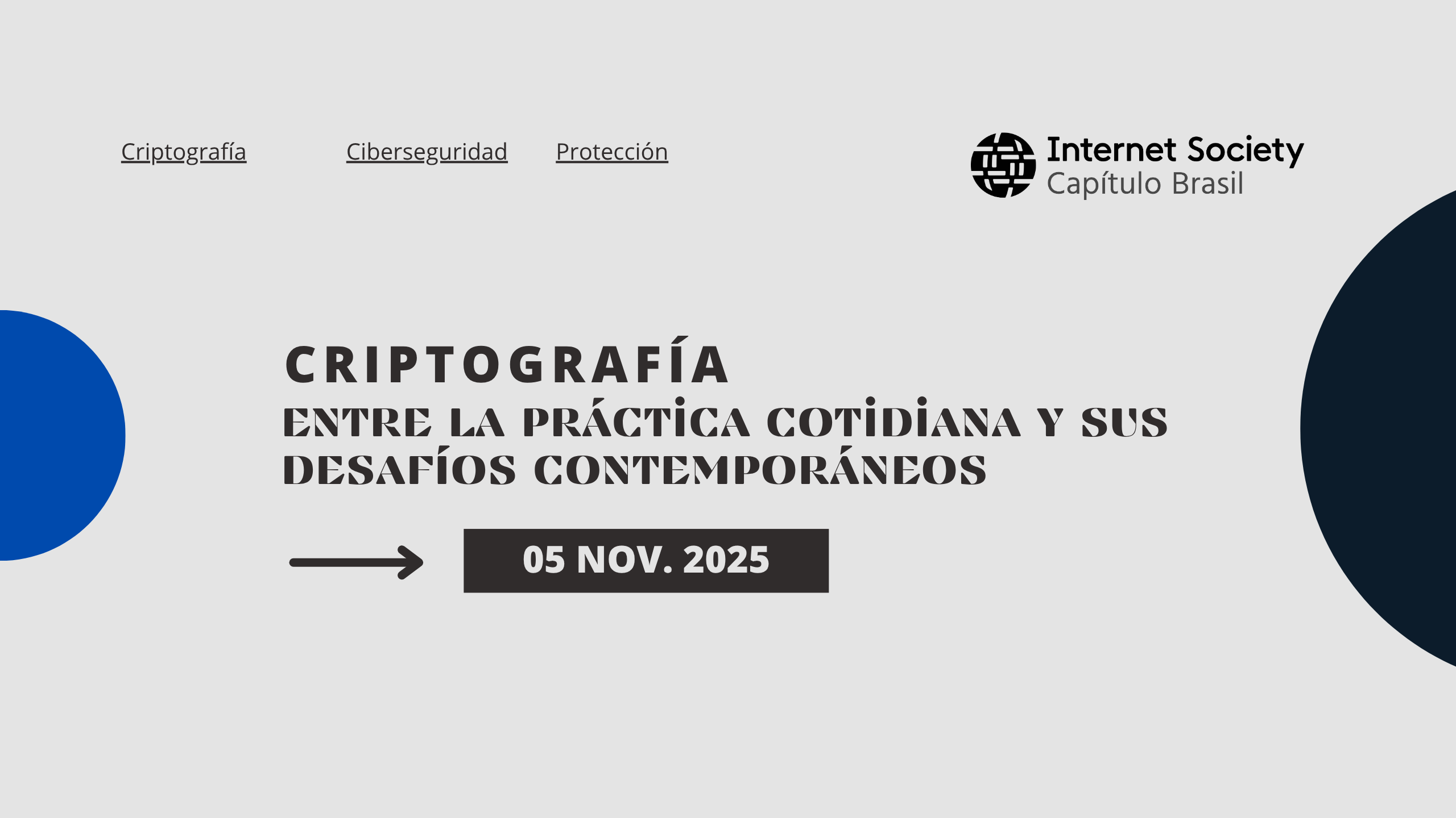 ISOC Brasil realiza side event sobre criptografia em Córdoba - Argentina